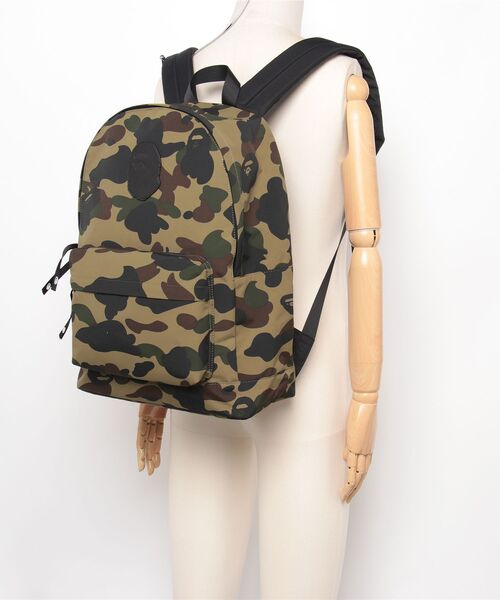 A BATHING APE（アベイシングエイプ）の「1ST CAMO APE HEAD PATCH DAYPACK TRAVEL（バックパック/リュック・メンズ・グリーン・FREE）」の9枚目の写真