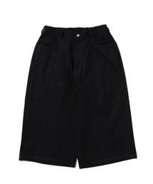 Reverse Loop Denim 5 Pocket Shin Cut Wide Easy Pants