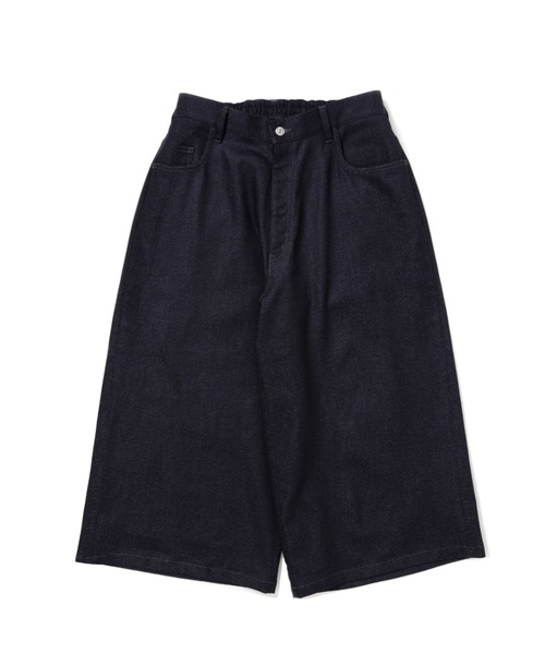 COOTIE PRODUCTIONS(クーティープロダクションズ)の「Reverse Loop Denim 5 Pocket Shin Cut Wide Easy Pants(その他パンツ・メンズ・インディゴブルー/ブラック系その他・MEDIUM/LARGE/X-LARGE)」の2枚目の写真