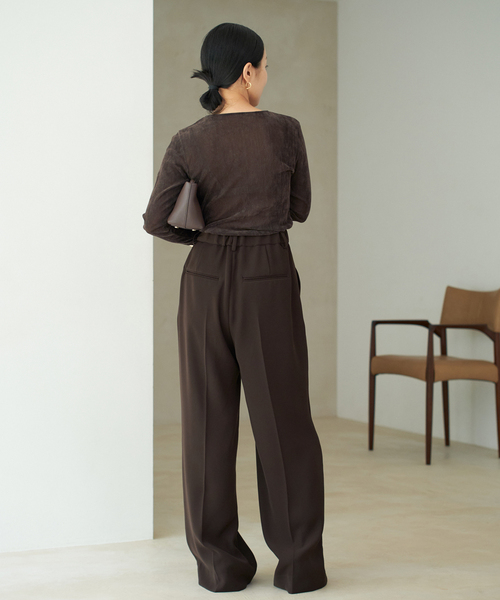 plage（プラージュ）の「《一部カラーWEB限定追加》Flocky Mesh ロンT