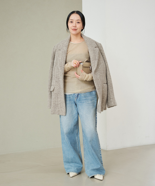 【Plage】flockey mesh ロンT plage｜《一部カラーWEB限定追加》Flocky Mesh ロンT | Rakuten