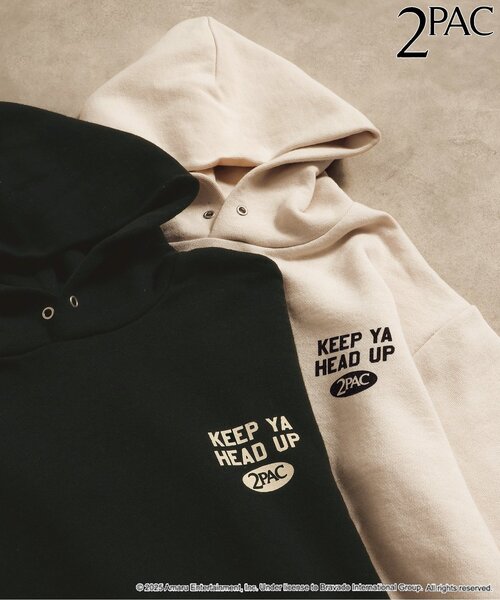 BREEZE(ブリーズ)の「Tupacコラボパーカー(パーカー・キッズ・アイボリー/ブラック・90/100/110/120/130/140/150)」の11枚目の写真