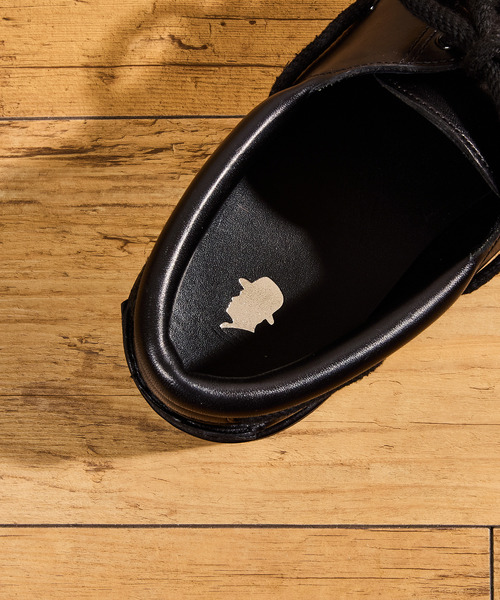 Tomo & Co(トモアンドシーオー)の「Tomo&Co トモアンドシーオー / FAT LACE DECK SHOES ベジタブルタンニンレザーファットレースデッキシューズ / TMTKS-S-0063(モカシン/デッキシューズ・メンズ・ブラウン/ブラック・27cm/26cm/25cm)」の15枚目の写真