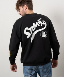 STUD MUFFIN | msw1807-オーセンティックパイル ウェービーロゴ スマイルスエットシャツ(614-02856)(スウェット)