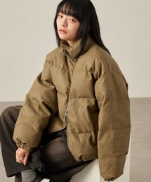 Snap club（スナップクラブ）の「【Snap club】ヴィンテージ加工ビッグスタンドダブルジップ中綿ジャケット（ダウンジャケット/コート）」
