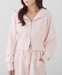 パーカー（ピンク/桃色系・ジップアップ）ファッション通販