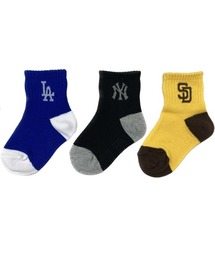 MLB（メジャーリーグベースボール）の「MLB 3足組ソックス 9-15cm（ソックス/靴下）」