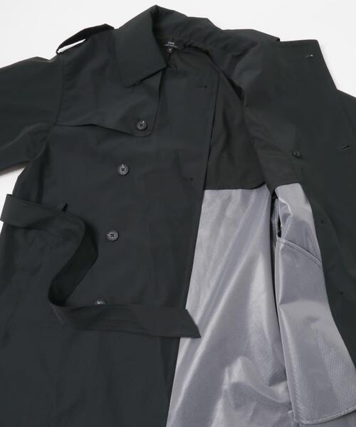 ITEMS URBANRESEARCH(アイテムズ アーバンリサーチ)の「撥水×防風 3LAYERSトレンチコート(その他アウター・メンズ・ブラック・MEDIUM/LARGE)」の7枚目の写真