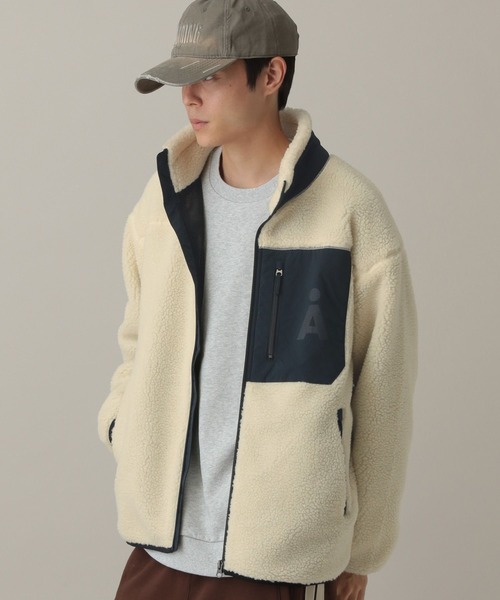 ALAND（エーランド）の「【UNISEX】ALAND／スタンドボアブルゾン（ブルゾン・レディース・ホワイト/その他1・LARGE/SMALL）」の20枚目の写真