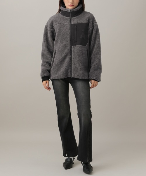 ALAND（エーランド）の「【UNISEX】ALAND／スタンドボアブルゾン（ブルゾン・レディース・ホワイト/その他1・LARGE/SMALL）」の13枚目の写真