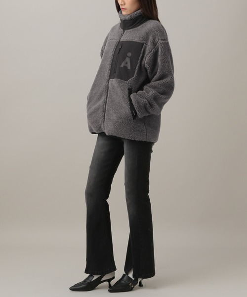 ALAND（エーランド）の「【UNISEX】ALAND／スタンドボアブルゾン（ブルゾン・レディース・ホワイト/その他1・LARGE/SMALL）」の14枚目の写真