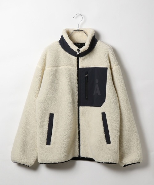 ALAND（エーランド）の「【UNISEX】ALAND／スタンドボアブルゾン（ブルゾン・レディース・ホワイト/その他1・LARGE/SMALL）」の10枚目の写真