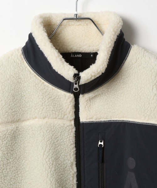 ALAND（エーランド）の「【UNISEX】ALAND／スタンドボアブルゾン（ブルゾン・レディース・ホワイト/その他1・LARGE/SMALL）」の12枚目の写真