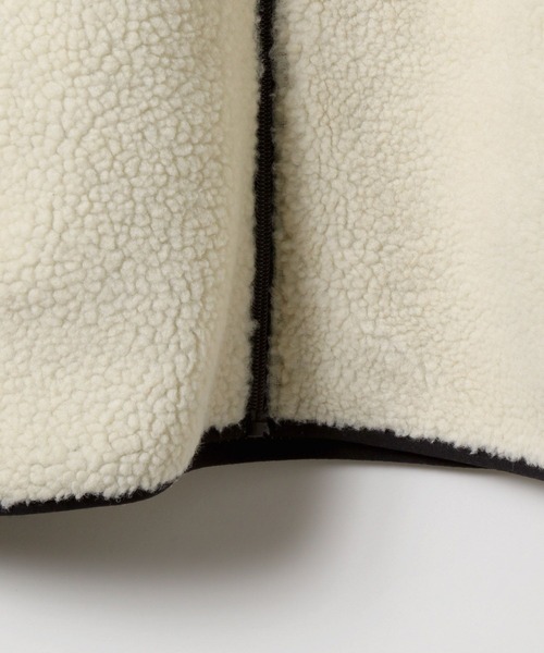 ALAND（エーランド）の「【UNISEX】ALAND／スタンドボアブルゾン（ブルゾン・レディース・ホワイト/その他1・LARGE/SMALL）」の6枚目の写真