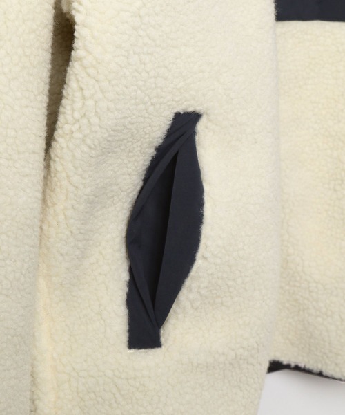 ALAND（エーランド）の「【UNISEX】ALAND／スタンドボアブルゾン（ブルゾン・レディース・ホワイト/その他1・LARGE/SMALL）」の8枚目の写真