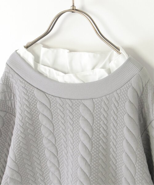 ikka（イッカ）の「フクレジャカード襟フリルシャツレイヤープルオーバー（120~160cm）（シャツ/ブラウス・キッズ・ブルー/ベージュ・120/130/140/150/160）」の15枚目の写真