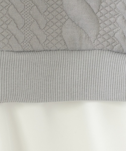 ikka（イッカ）の「フクレジャカード襟フリルシャツレイヤープルオーバー（120~160cm）（シャツ/ブラウス・キッズ・ブルー/ベージュ・120/130/140/150/160）」の9枚目の写真