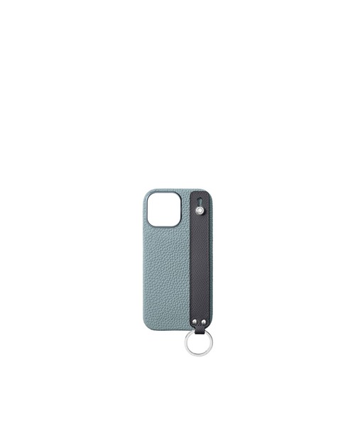 iPhone 16 Pro Max)ハンドル付き バックカバーケース シュリンクレザー