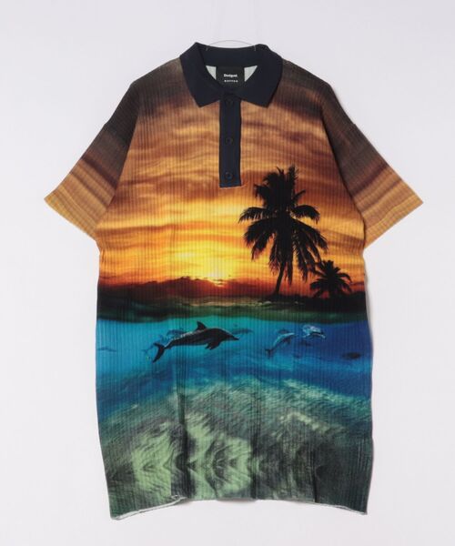 Desigual（デシグアル）の「【Desigual×BOTTER】サンセットポロドレス（ワンピース・レディース・ブルー・M/S/L）」の3枚目の写真