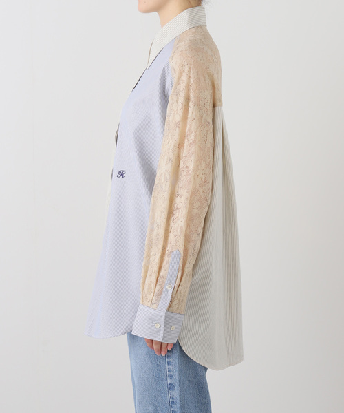 セール】ROSEANNA/ローズアンナ レース*ストライプ マルチシャツ