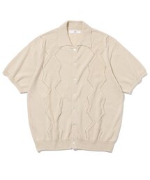 Millo Archive（ミロ アーカイブ）の「Gail OnOff Knit Shirt [Oatmeal]（シャツ/ブラウス・メンズ）」
