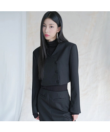 Karin Crop Jacket BLACK