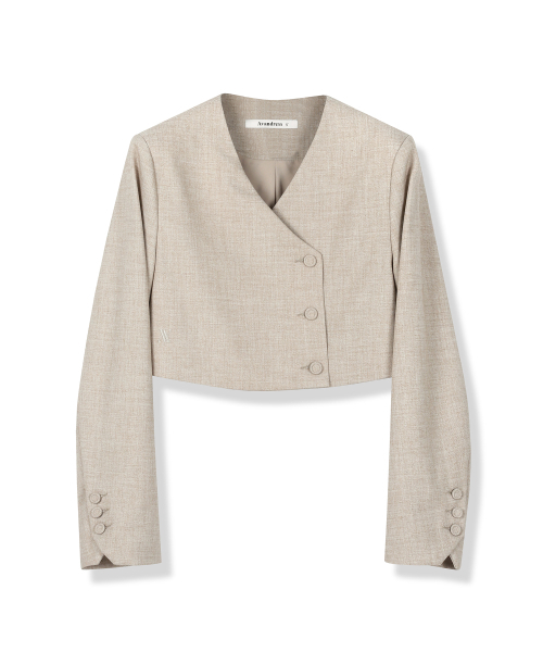 AVANDRESS(アバンドレス )の「Karin Crop Jacket BLACK(テーラードジャケット・レディース・ブラック・SMALL/MEDIUM)」の5枚目の写真