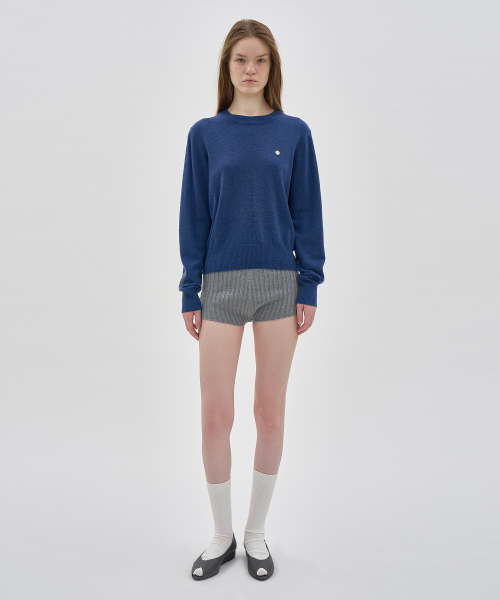 PARTIMENTO WOMEN(パルティメントウィメン)の「コントラストストライプニットクルーネック_ネイビー(ニット/セーター・レディース・その他・SMALL/MEDIUM)」の4枚目の写真