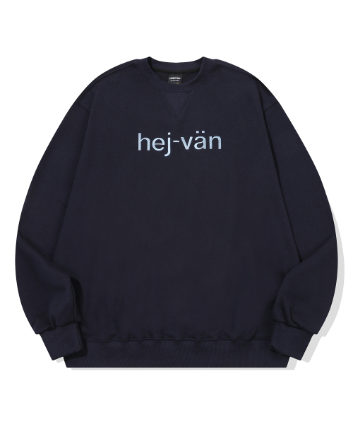 セール】HEJ VAN刺繍スウェットシャツネイビー（スウェット）｜CPGN