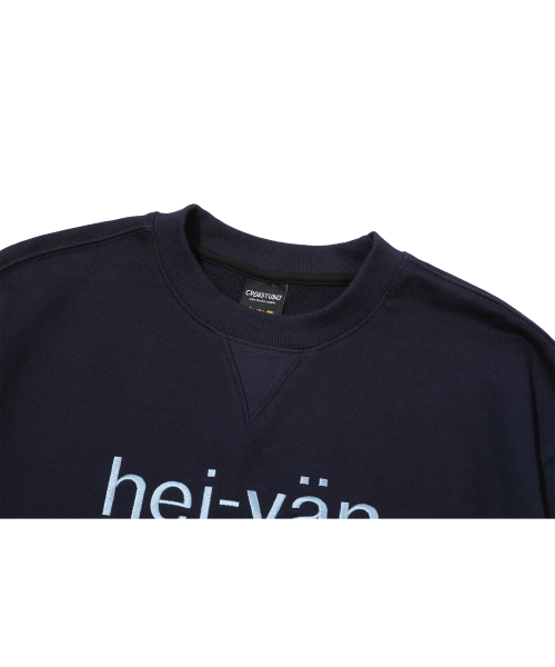 セール】HEJ VAN刺繍スウェットシャツネイビー（スウェット）｜CPGN