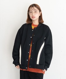 bashful base Oriental（バッシュフルベースオリエンタル）の「【bbO】ラインデザインワークブルゾン（ブルゾン）」