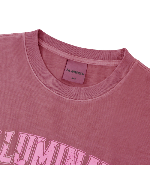F.ILLUMINATE（フィルミネイト）の「デミッジグラフィックピグメントTシャツ-ワイン（Tシャツ/カットソー・レディース・その他・MEDIUM/LARGE/SMALL）」の7枚目の写真