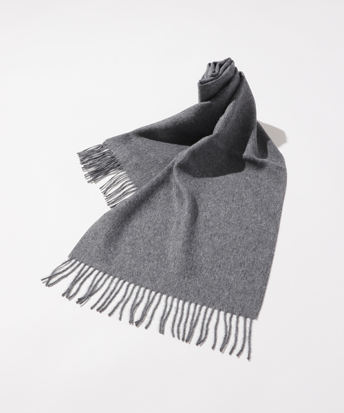 THE INOUE BROTHERS(ザイノウエブラザーズ)の「THE INOUE BROTHERS / ザ イノウエブラザーズ Brushed Scarf(マフラー・メンズ・ベージュ系その他/チャコールグレー/ライトブルー/ブラック/ボルドー・FREE)」の3枚目の写真