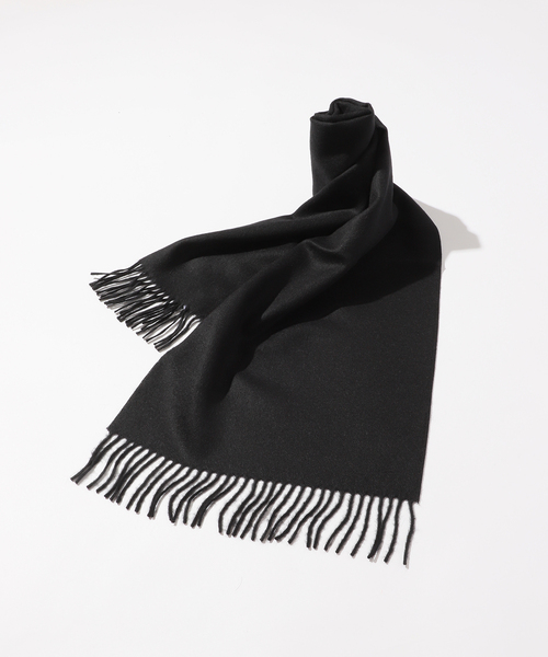 THE INOUE BROTHERS(ザイノウエブラザーズ)の「THE INOUE BROTHERS / ザ イノウエブラザーズ Brushed Scarf(マフラー・メンズ・ベージュ系その他/チャコールグレー/ライトブルー/ブラック/ボルドー・FREE)」の2枚目の写真