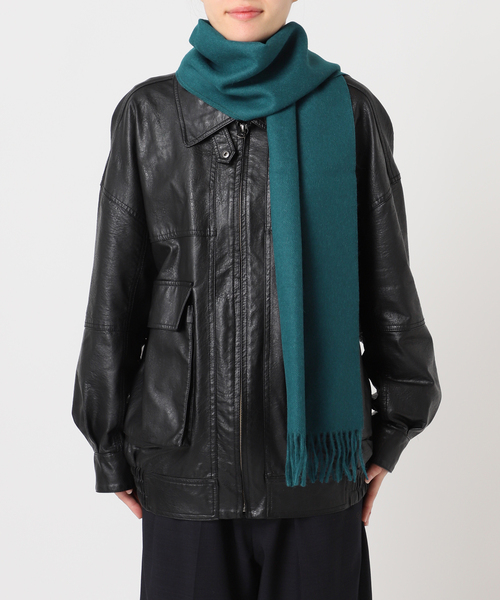 THE INOUE BROTHERS(ザイノウエブラザーズ)の「THE INOUE BROTHERS / ザ イノウエブラザーズ Brushed Scarf(マフラー・メンズ・ベージュ系その他/チャコールグレー/ライトブルー/ブラック/ボルドー・FREE)」の6枚目の写真