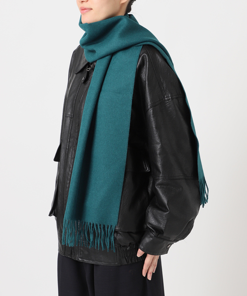 THE INOUE BROTHERS(ザイノウエブラザーズ)の「THE INOUE BROTHERS / ザ イノウエブラザーズ Brushed Scarf(マフラー・メンズ・ベージュ系その他/チャコールグレー/ライトブルー/ブラック/ボルドー・FREE)」の7枚目の写真