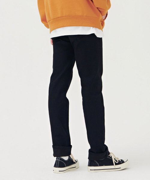 CHASECULT(チェイスカルト)の「男性ボンディングブラックヒドゥンバンディングコンフォートデニムパンツ-BGZK2303E03(デニムパンツ・メンズ・ブラック・70/76/82/92/96)」の2枚目の写真