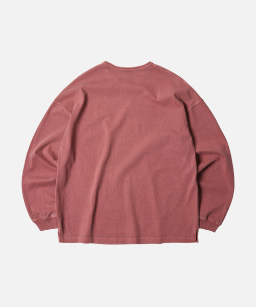 FRIZMWORKS(フリズムワークス)の「OG PIGMENT DYEING L/S TEE _ PINK(Tシャツ/カットソー・メンズ・その他・SMALL/MEDIUM/LARGE/X-LARGE)」の2枚目の写真