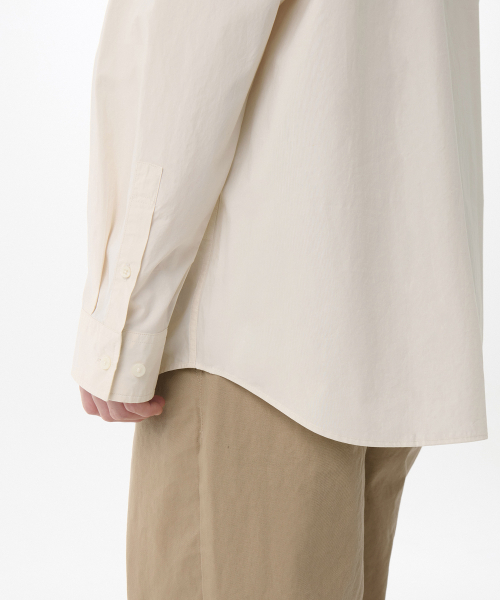MUSINSA STANDARD（ムシンサスタンダード）の「リラックスドソフトポプリンシャツ[クリーム]（シャツ/ブラウス・メンズ・その他・XX-LARGE/SMALL/MEDIUM/LARGE/X-LARGE）」の7枚目の写真