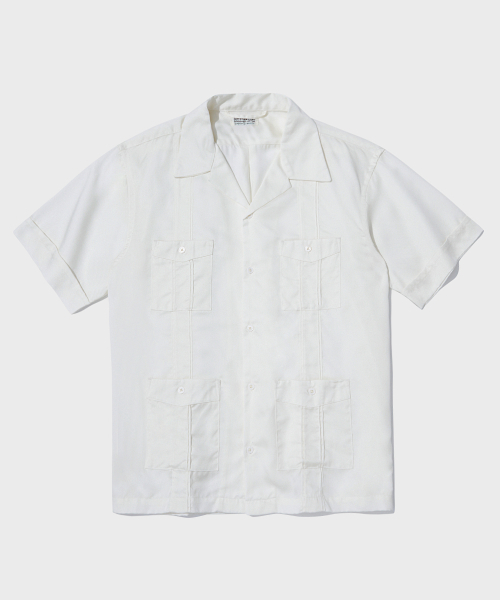 OUTSTANDING(アウトスタンディング)の「4PK CUBAN COLLAR HALF SHIRT_OFF WHITE(シャツ/ブラウス・メンズ・その他・SMALL/MEDIUM/LARGE)」の1枚目の写真