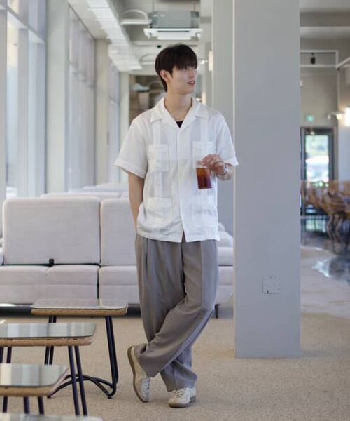 OUTSTANDING(アウトスタンディング)の「4PK CUBAN COLLAR HALF SHIRT_OFF WHITE(シャツ/ブラウス・メンズ・その他・SMALL/MEDIUM/LARGE)」の10枚目の写真