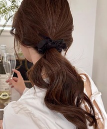 tunee（チュニー）の「【446657】リボンデザインゴム(RZ)（ヘアゴム）」