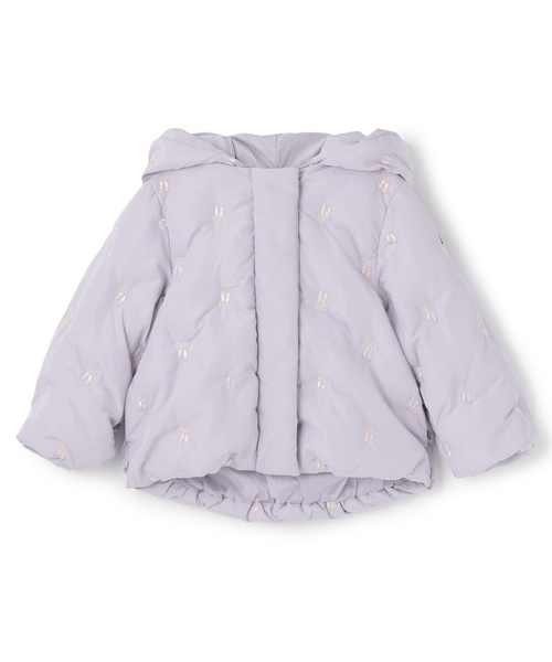 petit main（プティマイン）の「【リンク/洗える】刺しゅう中綿ジャケット（ブルゾン・キッズ・ライトピンク/アイボリー/ブルーグレー・110cm/120cm/130cm/90cm/100cm/80ｃｍ）」の14枚目の写真