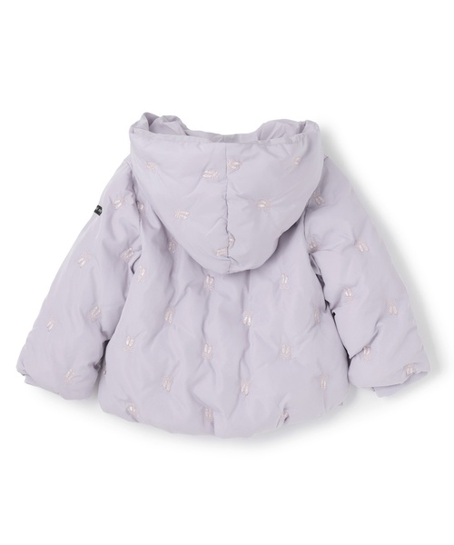 petit main（プティマイン）の「【リンク/洗える】刺しゅう中綿ジャケット（ブルゾン・キッズ・ライトピンク/アイボリー/ブルーグレー・110cm/120cm/130cm/90cm/100cm/80ｃｍ）」の15枚目の写真