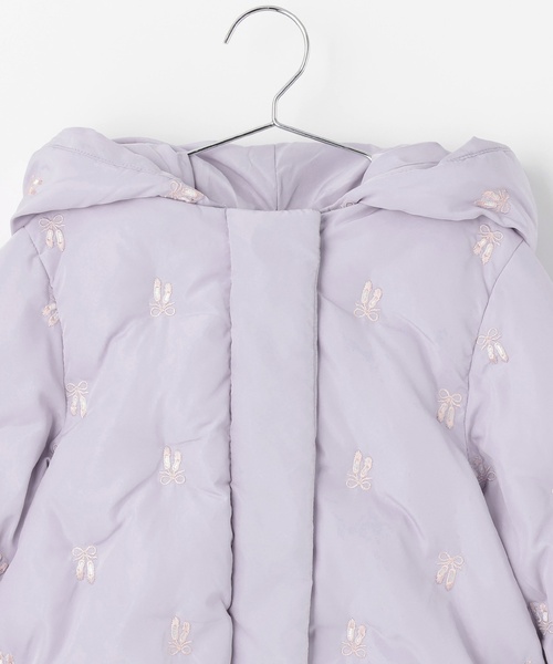 petit main（プティマイン）の「【リンク/洗える】刺しゅう中綿ジャケット（ブルゾン・キッズ・ライトピンク/アイボリー/ブルーグレー・110cm/120cm/130cm/90cm/100cm/80ｃｍ）」の16枚目の写真