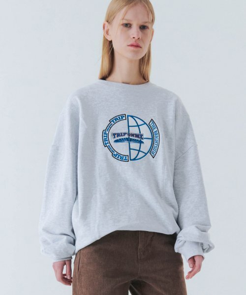 TRIP LE SENS(トリップ ル センス)の「ユニセックス TRIP ON ME スウェットシャツ_IVORY(スウェット・レディース・その他・LARGE/MEDIUM)」の1枚目の写真