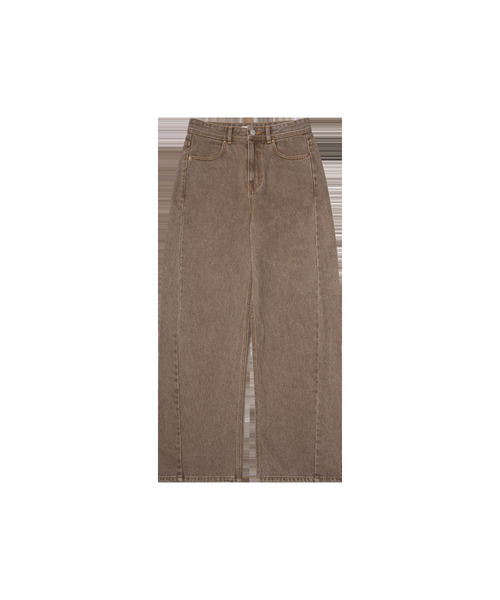 SIJN6087 アルコカーブドデニム_Vintage brown（デニムパンツ