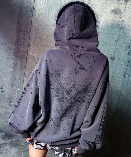 A'GEM/9 / エージェムナイン』Prayエンジェルジップアップパーカー A