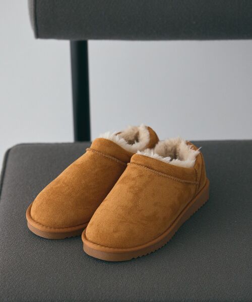 AMERICAN HOLIC(アメリカンホリック)の「【整履き】ムートンブーツ(ブーツ・レディース・ブラック/キャメル・M/S/L)」の7枚目の写真