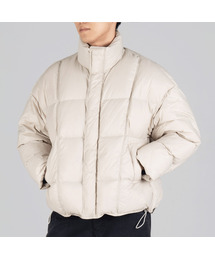 BUTTON SEOUL（ボタンソウル）の「[Duck Down 80/20] Magnet Button Duck Down Short Padded Jacket (Ivory)（ダウンジャケット/コート・メンズ）」